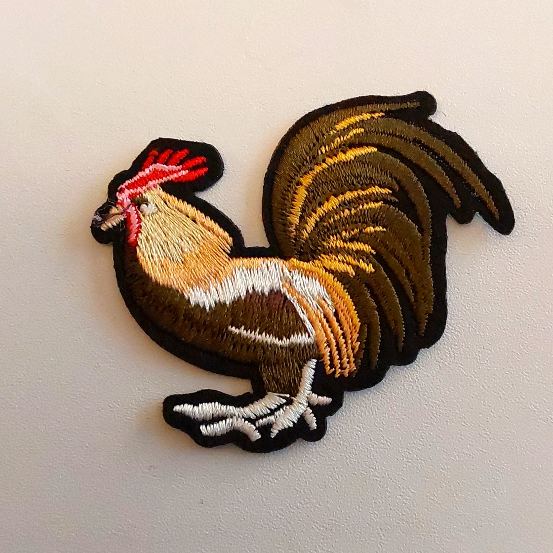Rooster Iron On Patch